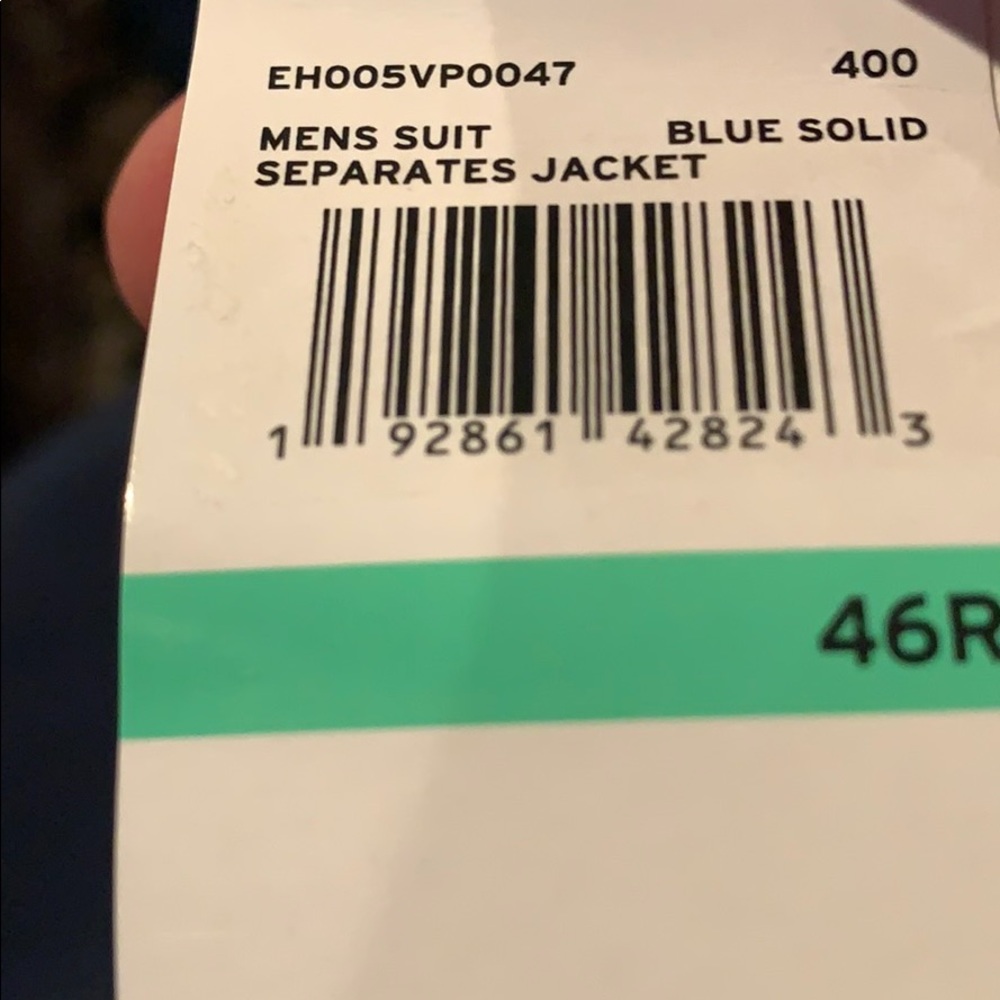 New Perry Ellis Navy Solid Two Button Separate Ja… - image 6